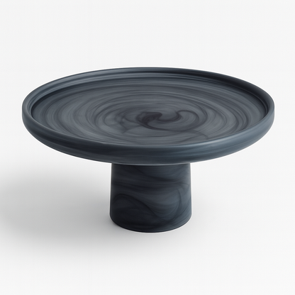 Black stand tray wrapped